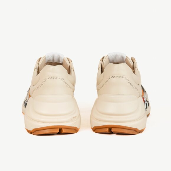 Gucci x Disney Rhyton Ivoire 'Mickey Mouse' Leather Sneakers - Picture 3 of 12